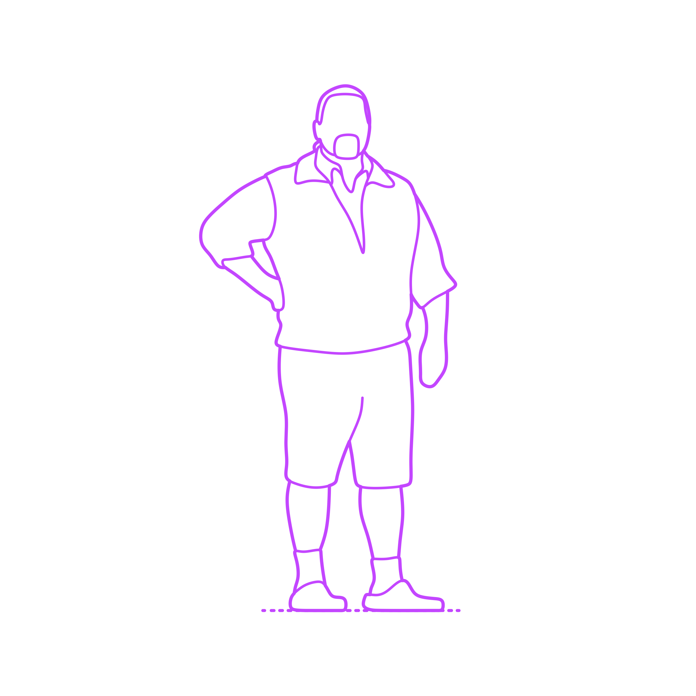 Pop Culture Chefs Mario Batali Outline Svg File Free Vectors